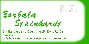 borbala steinhardt business card
